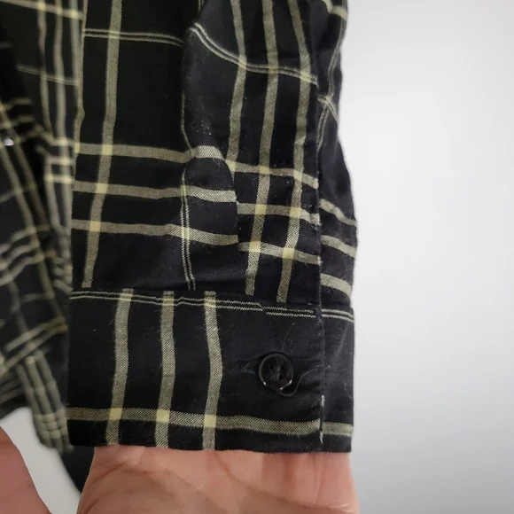 Zara trafaluc women's plaid long sleeve tunic top - Picture 8 of 16